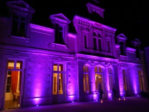 éclairage architecturale Château de Vair